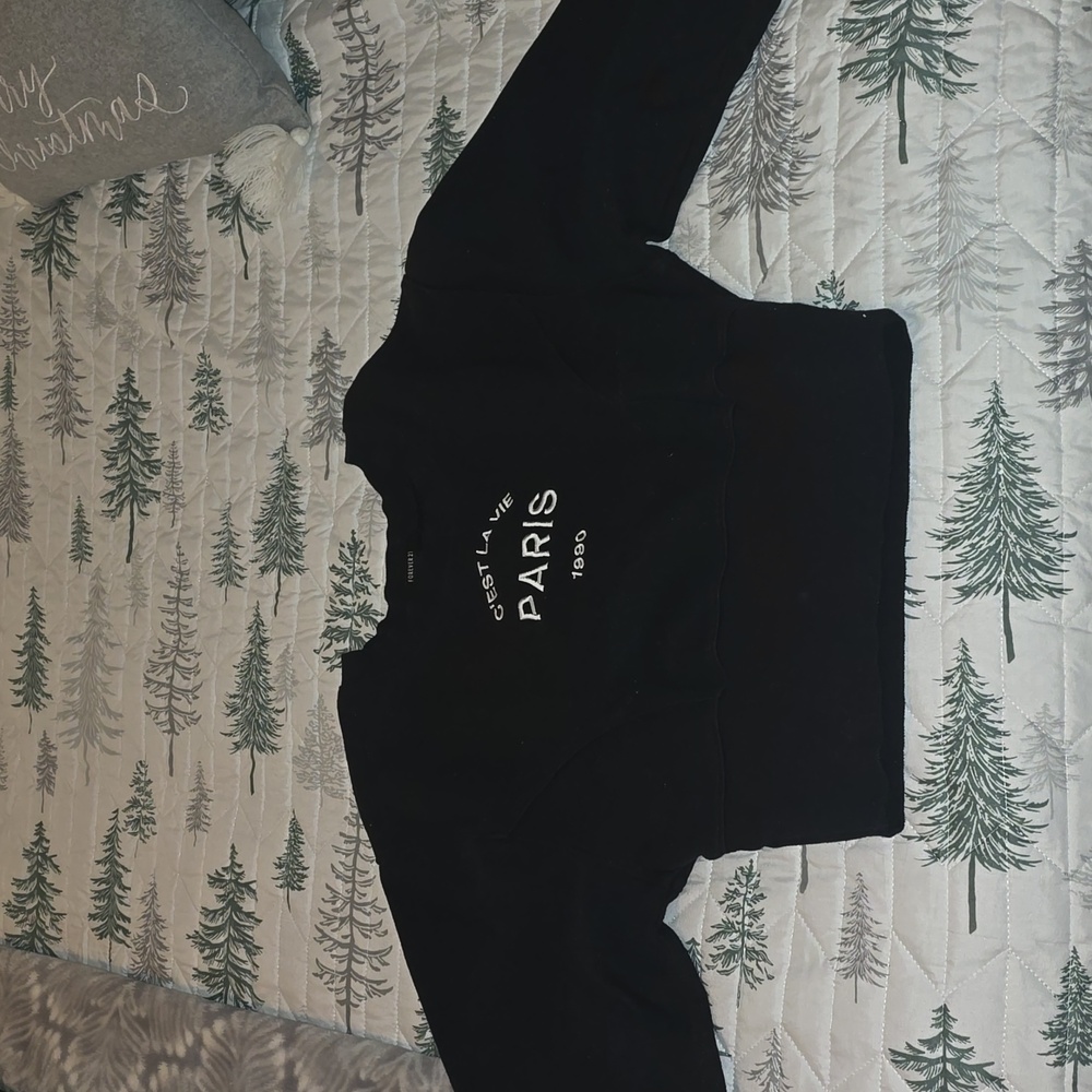 Black Paris Sweater